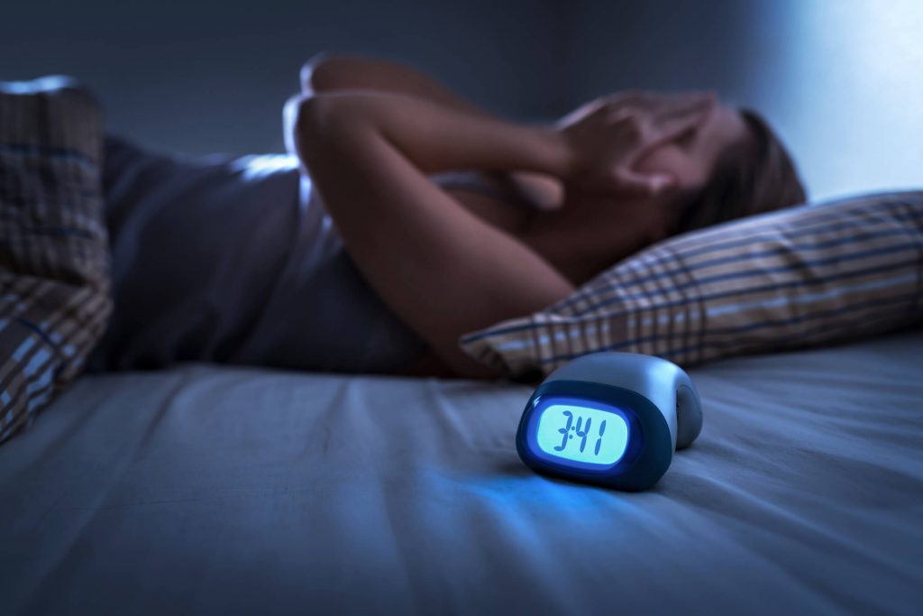 anxiete symptomes femme insomnie
