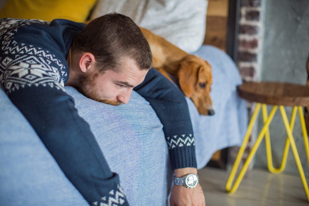 depression saisonniere homme chien 